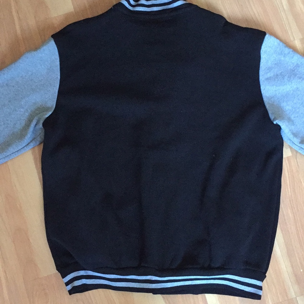 Black & Grey Baseball Jacket - image 4